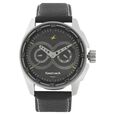 Fastrack Quartz Analog Black Dial Stainless Steel Strap Watch for Guys