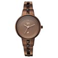 Vyb Halo By Fastrack Quartz Analog Brown Dial Brown Metal Strap Watch For Girls - image number 1