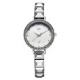 Fastrack Vyb Enigma Quartz Analog Mother of Pearl Dial Silver Color Metal Strap Watch For Girls - image number 1