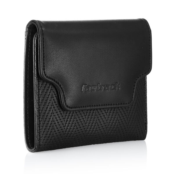 Fastrack Black Textured  Wallet - image number 1