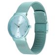 Fastrack Vyb Bliss Quartz Analog Green Dial Sea Green Color Metal Strap Watch For Girls - image number 3