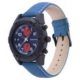 Fastrack Modular Quartz Analog Blue Dial Leather Strap Watch for Guys - image number 2