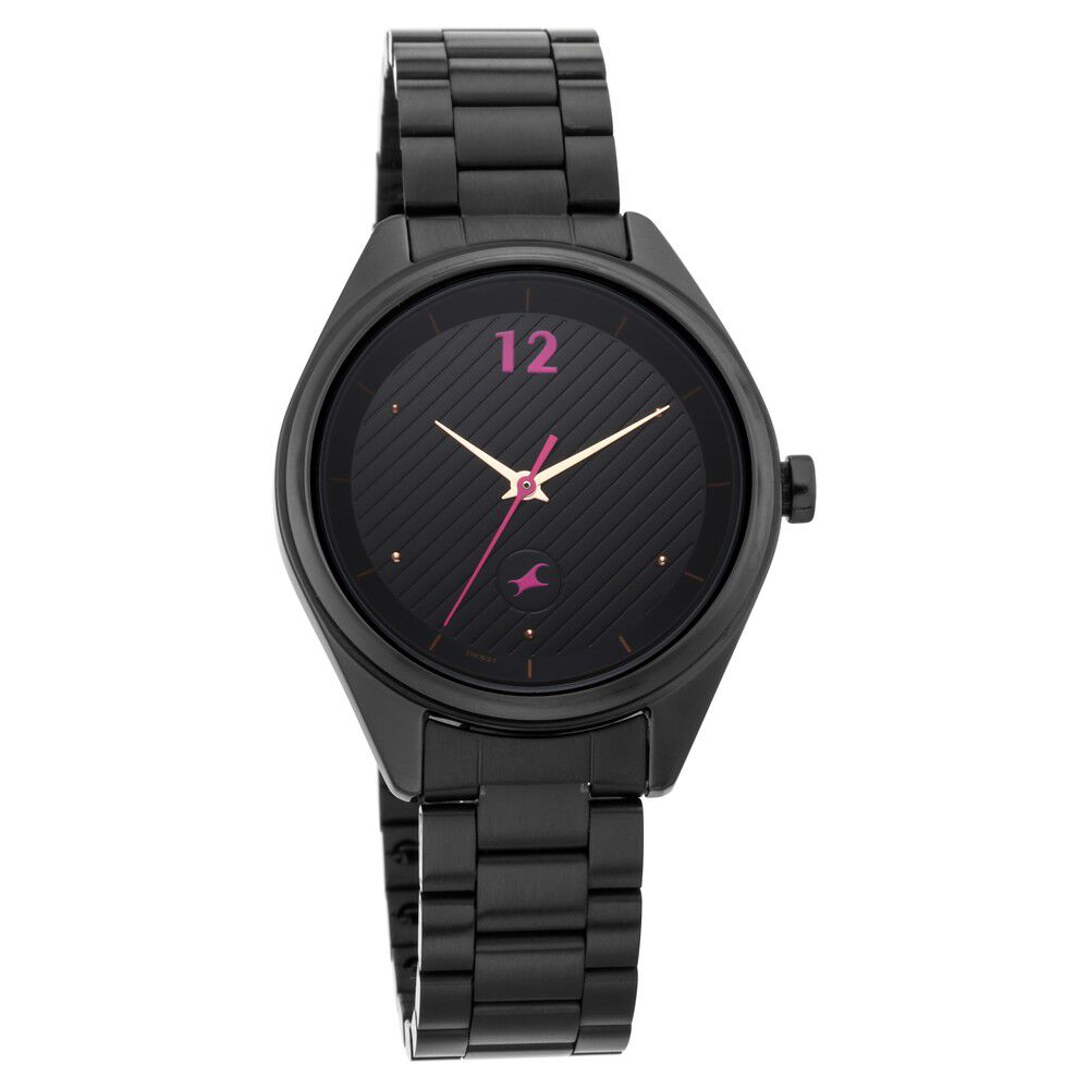 Fastrack black watch women shop