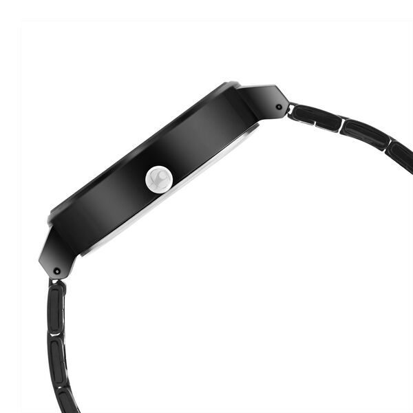 Fastrack MetaWe Quartz Analog Black Dial Stainless Steel Strap Watch For Girls - image number 3