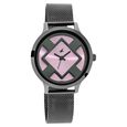 Fastrack Fit Outs Quartz Analog Black Dial Metal Strap Watch for Girls
