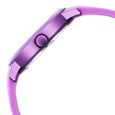 Pop Colours Purple Dial Silicone Strap Watch for Girls - image number 4