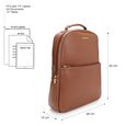 Fastrack Tan textured backpack - image number 2
