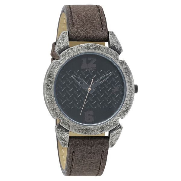 Fastrack Quartz Analog Grey Dial Leather Strap Watch for Girls - image number 0