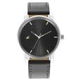 Fastrack Stunners Quartz Analog Black Dial Leather Strap Watch for Guys - image number 2