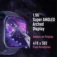 Fastrack Reflex Power|4.97 CM Super AMOLED Arched Display|410 x 502 Pixel Resolution|IP68 WR With Green Strap - image number 1