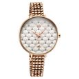 Vyb Iconique By Fastrack Quartz Analog White Dial Metal Strap Watch For Girls - image number 0
