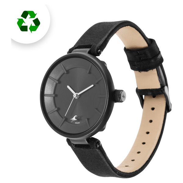 Fastrack Revibe Quartz Analog Black Dial Fabric Strap Watch for Girls - image number 3