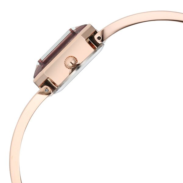 Fastrack Vyb Striker Quartz Analog Rose Gold Dial Rose Gold Metal Strap Watch For Girls - image number 4