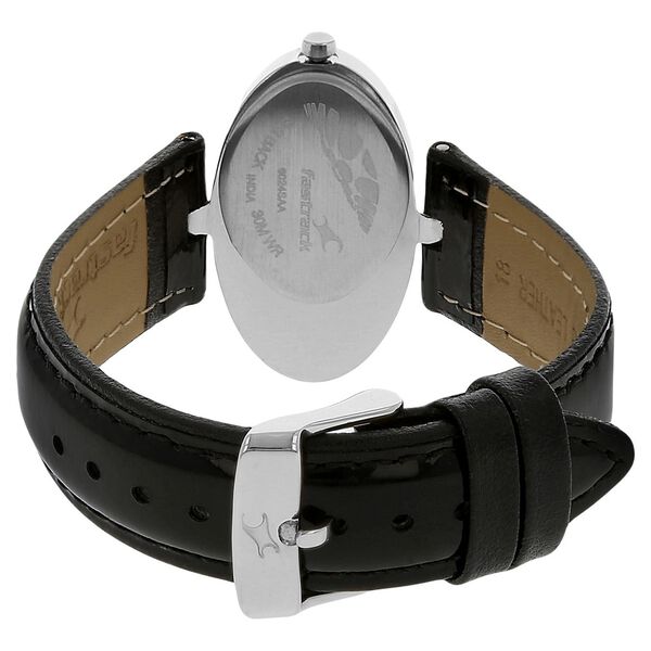 Fastrack Quartz Analog Silver Dial Leather Strap Watch for Girls - image number 3