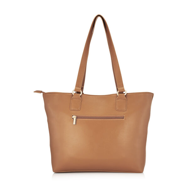 Fastrack Essential Tote with Pockets in Tan - image number 3