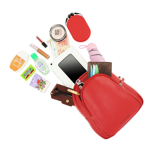 Red Mini Backpack - image number 6