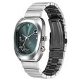 Fastrack UFO Quartz Multifunction Green Dial Silver Stainless Steel Strap Watch For Guys - image number 2