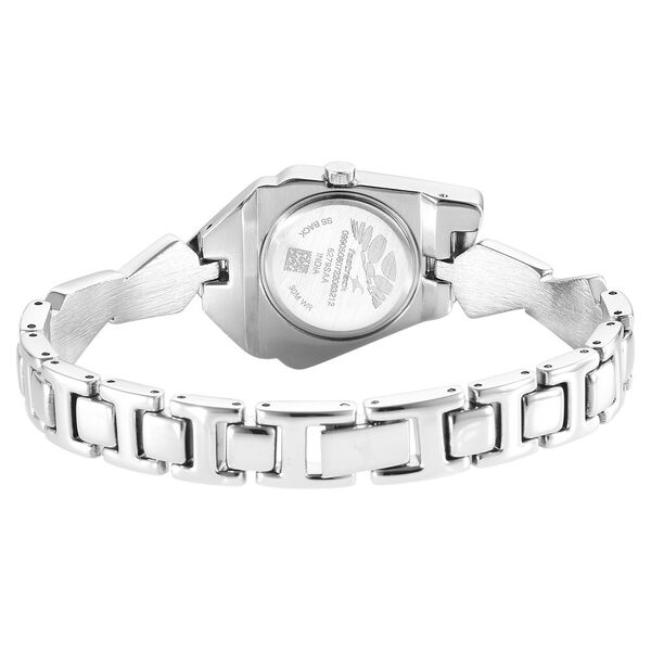 Fastrack Younique Quartz Analog Silver Dial Metal Strap Watch for Girls - image number 5