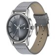 Fastrack Stunners Quartz Analog Grey Dial Grey Leather Strap Watch For Guys - image number 2