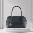 Everyday Edge Satchel in White and  Tan