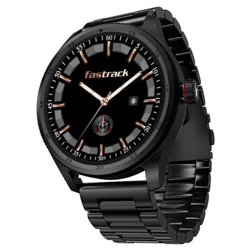 Fastrack Magnus FX1 Luxury Metal Smartwatch with High Definition 3.5 cm UltraVU Display, SingleSync BT Calling