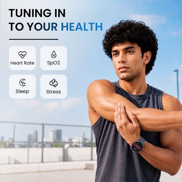 Fastrack Smart Revoltt XR1 Pro Smartwatch with 3.63 cm AMOLED Display BT Calling & Health Tracking - image number 5