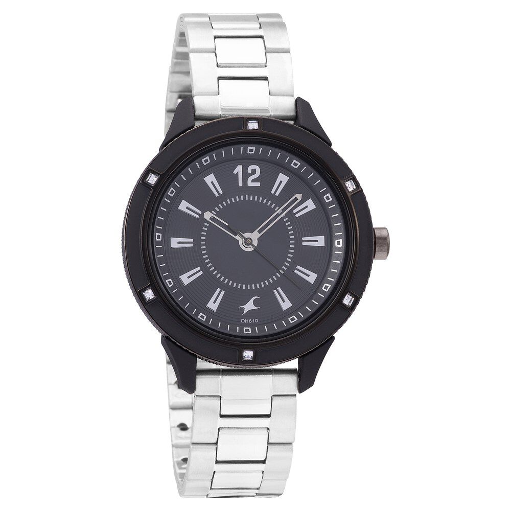 Fastrack watches black colour clearance