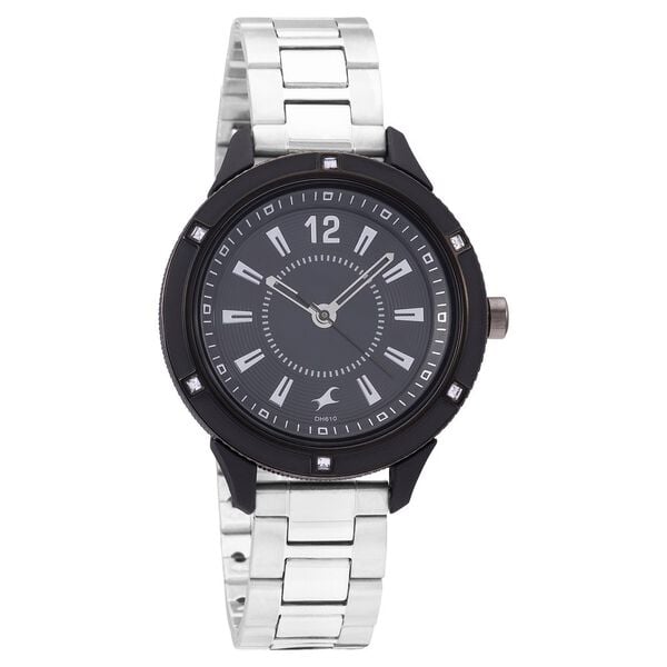 Fastrack Varsity Black Dial Quartz Analog Watch for Girls - image number 0