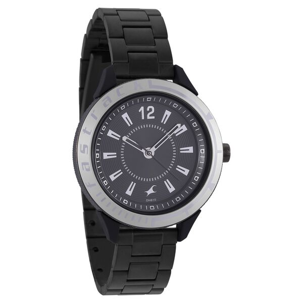 Fastrack Varsity Black Dial Quartz Analog Watch for Girls - image number 0