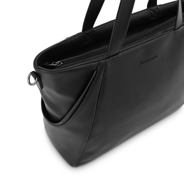 Black Laptop Tote Bag - image number 4