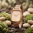 Fastrack Wild Quartz Analog Peach Dial Rose Gold Stainless Steel Strap Watch For Girls - image number 1
