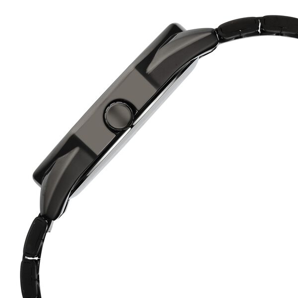 Vyb Quest By Fastrack Quartz Analog Green Dial Grey Metal Strap Watch For Guys - image number 4