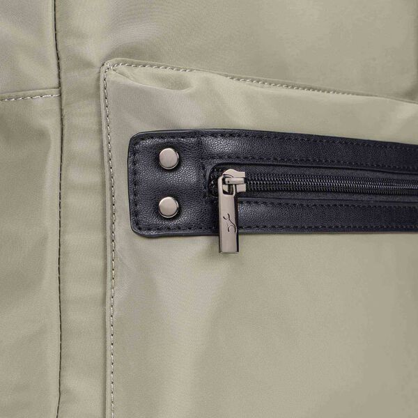 Olive edge nylon backpack - image number 5