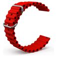 Fastrack Smart Red Silicone Bubble Strap 22 mm - image number 1
