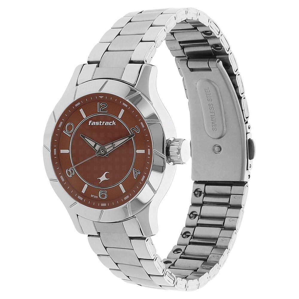Fastrack orange hotsell dial watch