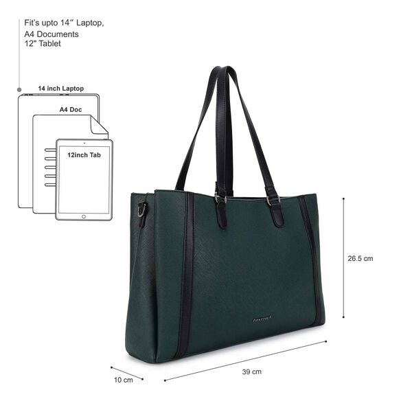 Fastrack Malachite Dusk Laptop Tote - image number 8