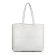 Grey QUILTED TOTE BAG - image number 3