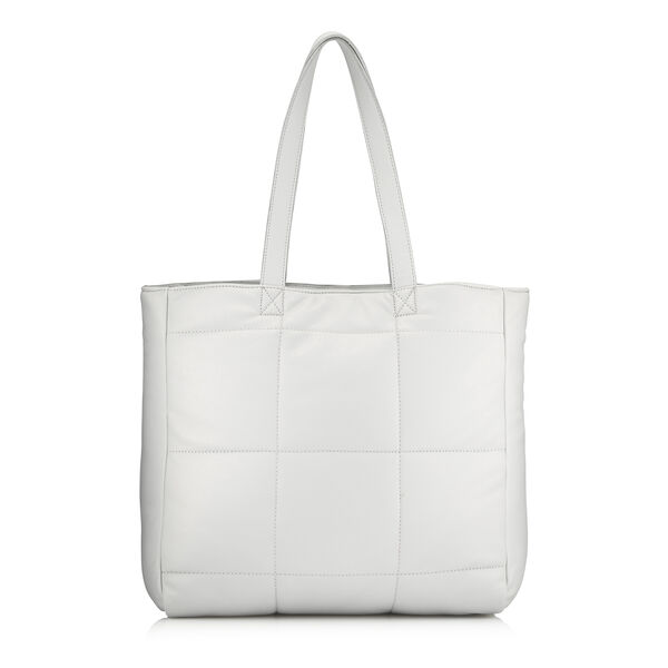 Grey QUILTED TOTE BAG - image number 3