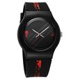 Fastrack Deadpool Wolverine Quartz Analog Black Dial With Black Silicone Strap Watch For Unisex - image number 1