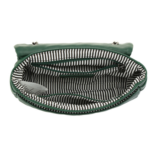 Fastrack Quilted Chain-Sling Bag in Green - image number 5