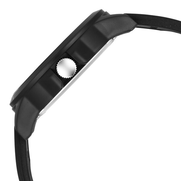 Fastrack Tees Urbanique Quartz Analog Black Dial Silicon Strap Watch For Unisex - image number 3