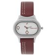 Fastrack Quartz Analog White Dial Stainless Steel Strap Watch for Girls