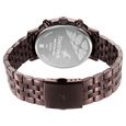 Fastrack Tick Tock Quartz Multifunction Brown Dial Metal Strap Watch for Guys - image number 5