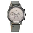 Fastrack Tick Tock Quartz Analog Grey Dial With Grey Leather Strap Watch for Guys - image number 1