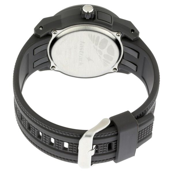 Fastrack Trendies Quartz Analog Grey Dial Silicone Strap Watch for Guys - image number 5