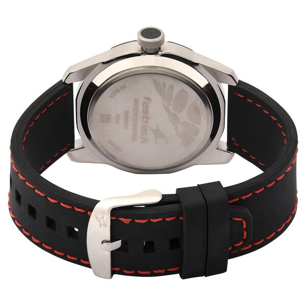 Fastrack Quartz Analog Black Dial Plastic Strap Watch for Guys - image number 4