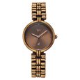 Vyb Charmer By Fastrack Quartz Analog Brown Dial Brown Metal Strap Watch For Girls - image number 0