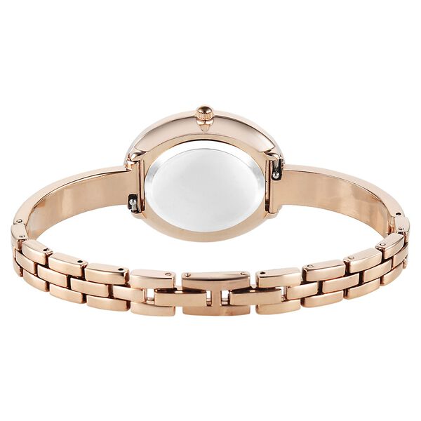 Vyb Aura By Fastrack Quartz Analog Pink Dial Two Toned Metal Strap Watch For Girls - image number 5