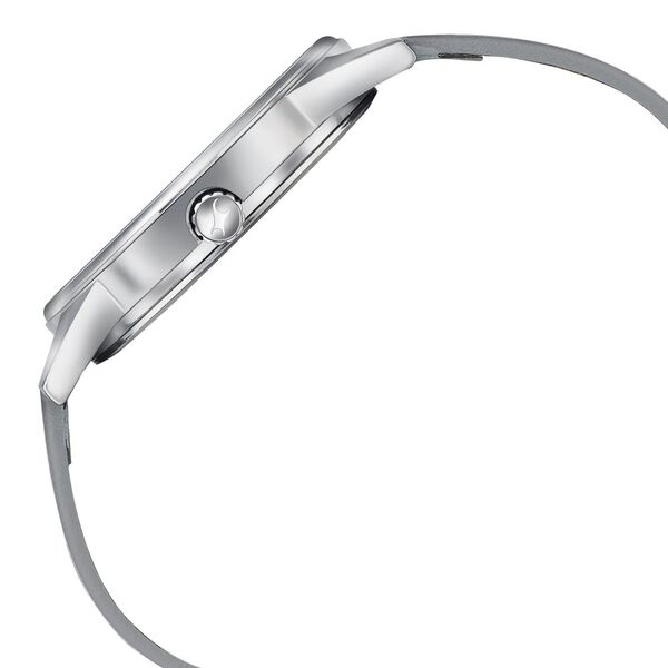 Fastrack Stunners Quartz Analog Grey Dial Grey Leather Strap Watch For Guys - image number 3
