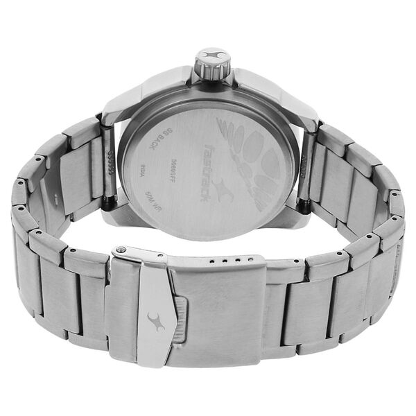 Fastrack Quartz Analog Silver Dial Metal Strap Watch for Guys - image number 3